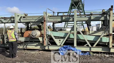Used 1989 COOPER 16' OVERHEAD SCRAGG MILL Woodworking Complete Operations British Columbia CA | CAROLINA MACHINERY SALES #1470867