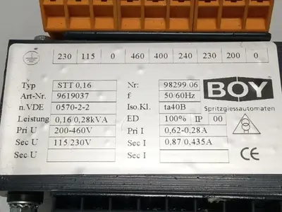 USED BOY MACHINES STT0.16