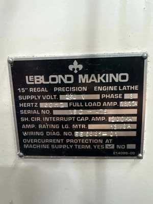 LEBLOND 15 REGAL Lathes, Engine | Global Machine Brokers, LLC (17)