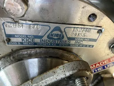 USED KICE INDUSTRIES VBOST 8 X 6