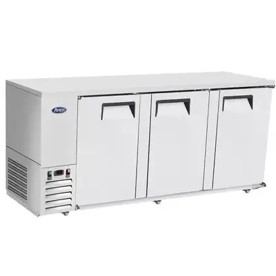 New | in-Stock Atosa New Atosa MBB90GR 90" Back Bar Cooler Stainless Steel Bottle Coolers Illinois US | Falcon Restaurant Supply #1375372