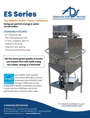 Used AMERICAN DISH SERVICE _UNKNOWN_ Dishwashers Pennsylvania US | MS Restaurant and Equipment Sales #1233442