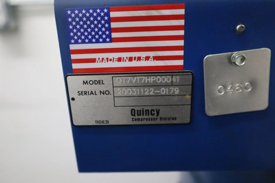 Used QUINCY COMPRESSOR QT-7.5 Lubricated Reciprocating Air Compressors Minnesota US | Machinesused.com #1368564