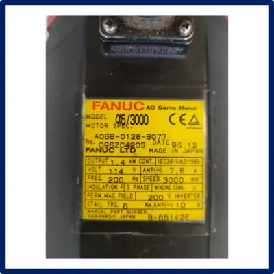 USED FANUC A06B-0128-B077