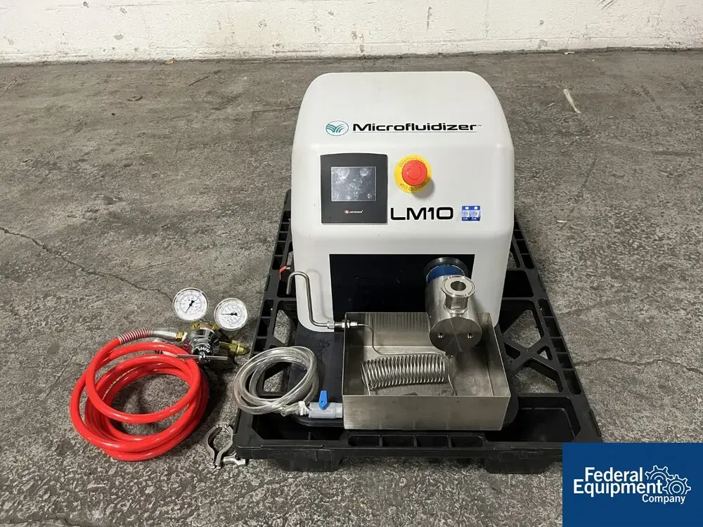 USED Microfluidics Microfluidics Microfluidizer, Model LM10
