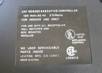 NEW Leviton 6320