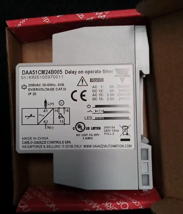 Used Carlo Gavazzi DAA51CM24B005 Relays & Switches US | Infinity wholesale & Supply LLC #1305671