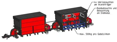 USED 2020 NEUMAIER INDUSTRY FACTORY TRAIN FT830