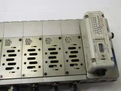 SMC VV892-04S-SUQW06BT-W1 9 Station Valve Island Manifold S/B Ports 1/2 NPT