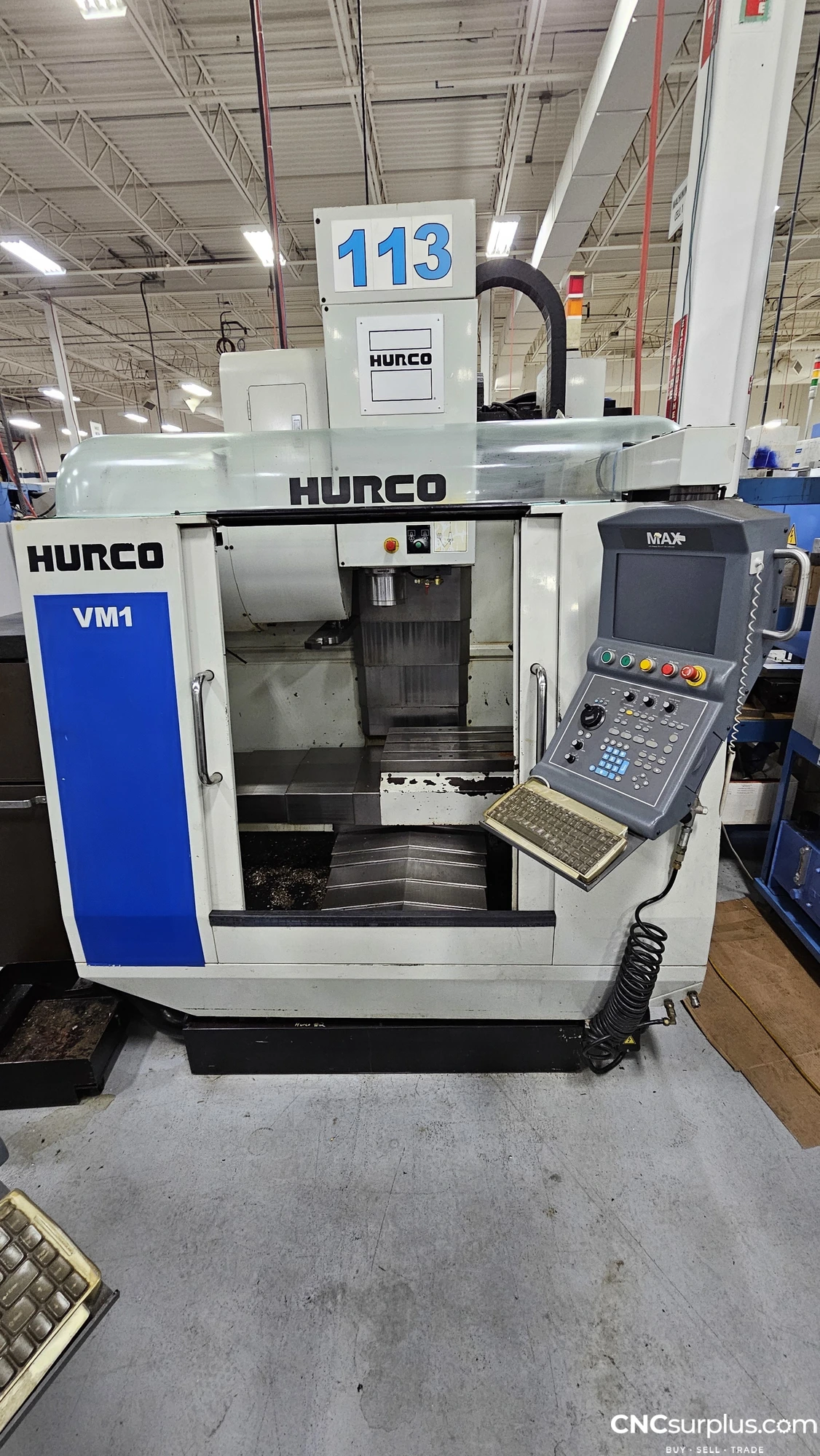 Used 2004 HURCO VM1 Vertical Machining Centers 13400 | CNCsurplus