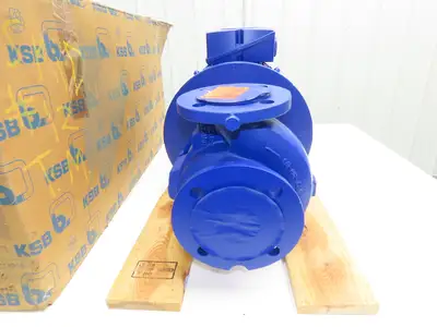 KSB ETB 065-050-125 GG AA11D201102 Etabloc Centrifugal Pump 80m³/h 12kw 460V 3PH