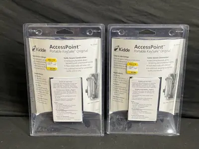 Kidde AccessPoint Portable KeySafe Original - Holds 3 Keys - 2-Pack