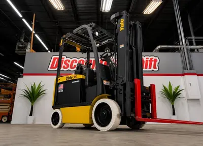 Used 2021 YALE ERC035VA 4-Wheel Sit down Electric Counterbalance Forklifts Colorado US | Discount Forklift #1364619