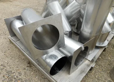USED STAINLESS STEEL DUCTING 10" DUCT