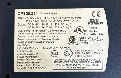 Used PULS CPS20.241 Miscellaneous Equipment (Electrical & Power) | Surplus Asset Holdings #1201934