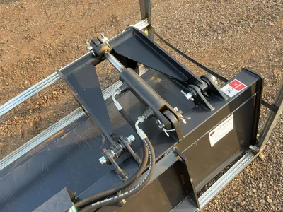 New JCT 84” Grapple Bucket Skid Steer Attachment, Universal Quick Attach, two hydraulic grapple arms...