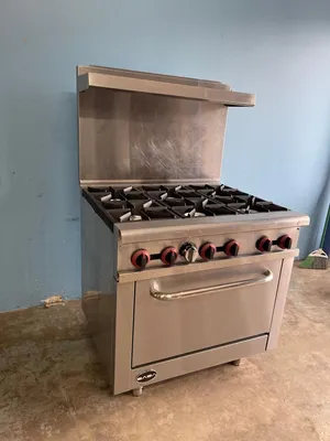 75-0408 Saba GR-36 6-Burner Natural Gas Stove Range with Oven