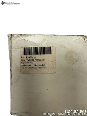 New | in-Stock KEYENCE AH-416 Proximity Sensors Kentucky US | Industrial Parts R Us Inc. #1293135
