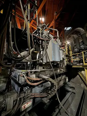 USED 2019 INDUCTOTHERM 5 TON PRESSURE POUR FURNACE