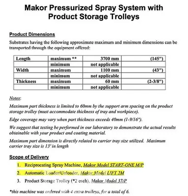 USED 2017 MAKOR START ONE M SPRAYER WITH LOADING & UNLOADING