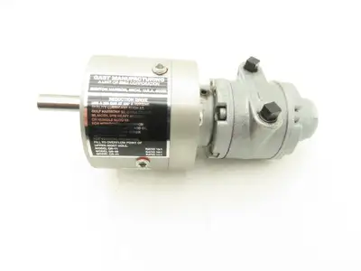 Gast 1UP-NRV-4-GR11 Pneumatic Air Motor 15:1 Gear Ratio 400 RPM 1/3Hp