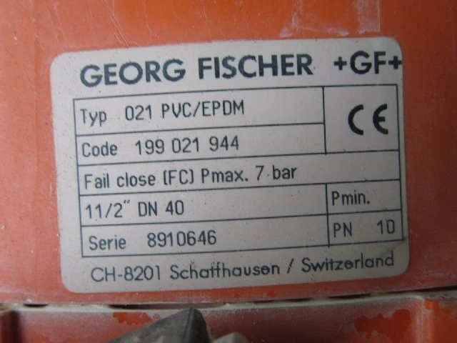 Georg Fischer Diaphragm Valves, Qty. 9