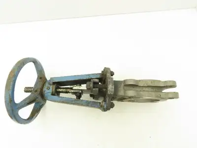 DeZurik 9258997 3" Knife Gate Valve 304 SS Rising Stem Fig. 824