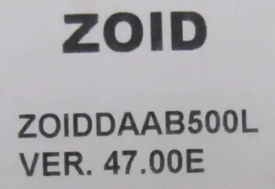 USED KEP ZOIDDAAB500L ZOID OPERATOR INTERFACE