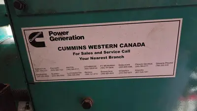 USED CUMMINS/STAMFORD 400 KW DIESEL GENERATOR