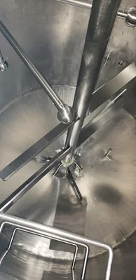 Tank Liquid Mixing and cooling process Food Grade 316 Stainless steel Tank 400 us gal # 7601
