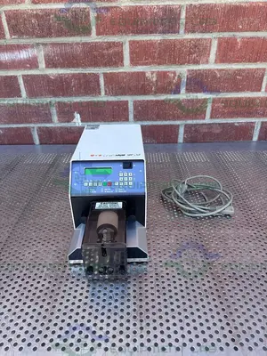 USED SCHLEUNIGER MP257 PROGRAMMABLE COAXIAL CABLE STRIPPING MACHINE