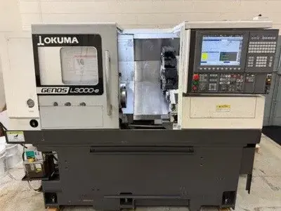 2018 OKUMA GENOS L3000-E CNC Lathes | Toolquip, Inc. (1)