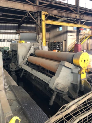 Plate Bending Rolls including Pinch