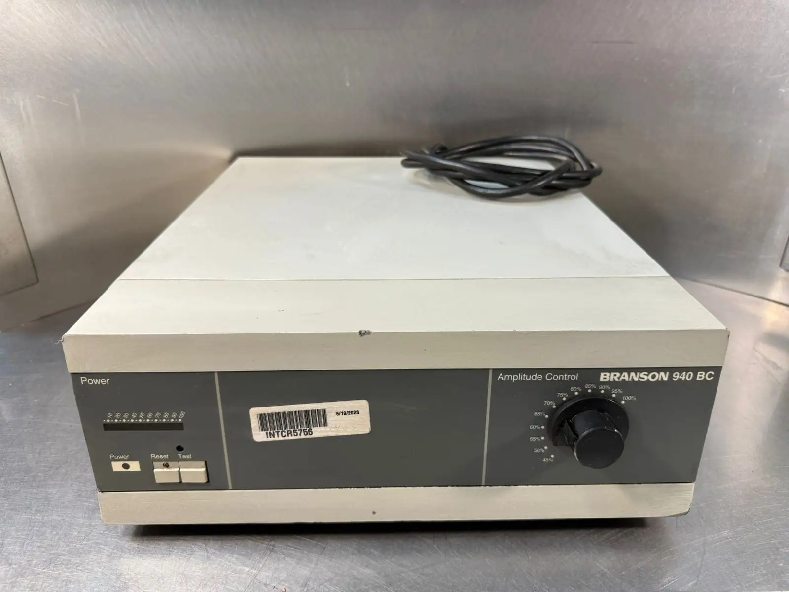 Branson 940bc / 943BC 117Vac 5A 50/60Hz (11.5.1)