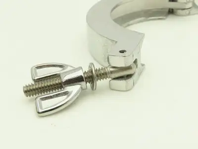 Nor-Cal NW-50-CP Aluminum Wing Nut Clamp for DN 50 ISO-KF Flange Lot of 7