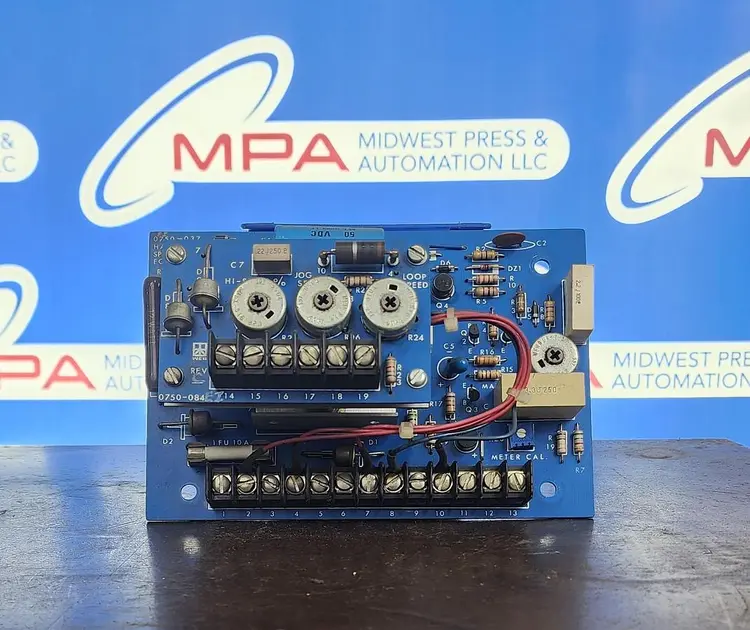 Used EMERSON 0750-037 AC Drive Control Module Michigan US | Midwest Press and Automation #623861