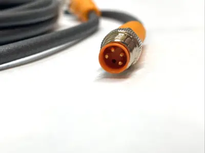 USED IFM M12 SENSOR CABLE FEMALE SHIELDED 5M EVC299