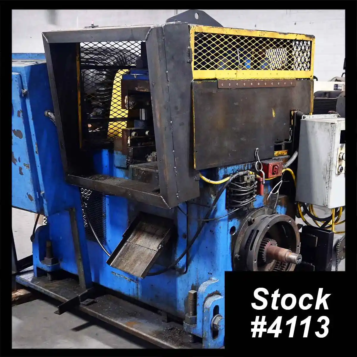 50 Ton x 2-1/2″ TISHKEN 4-Post Cut-Off Press