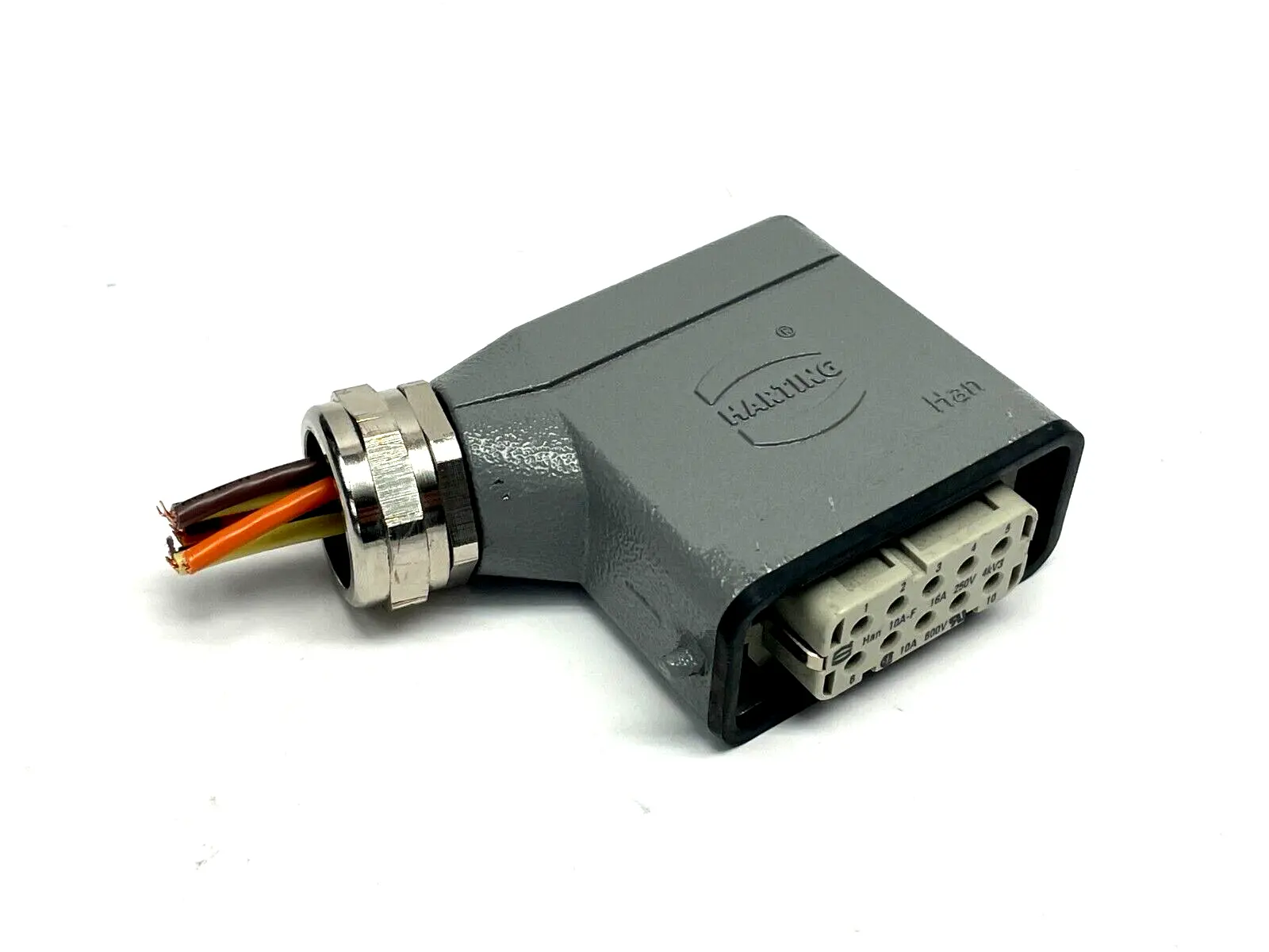 09 20 010 1541,09 20 010 2812 | Harting 09 20 010 1541 Hooded Insert Connector Female 09 20 010 2812 - Used