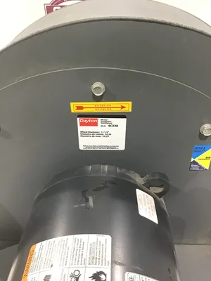 Dayton 4C330 Radial Blade Blower Fan 13-1/2″ Wheel Diameter