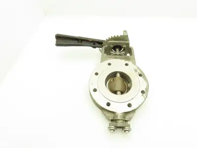 Durco MXL 111 M0 Butterfly Valve Size 4 Hand Operated 10 Position 4-150