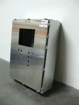 USED 13" X 36" X 48" STAINLESS STEEL INDUSTRIAL CONTROL PANEL