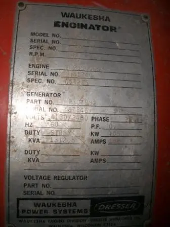 Used WAUKESHA _UNKNOWN_ Synchronous Alternators Texas US | Apollo Electric #1514413
