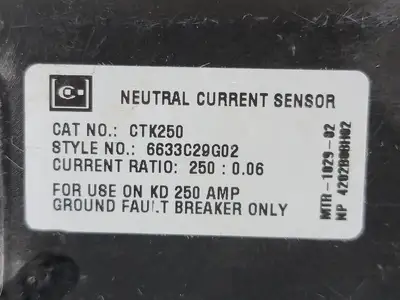 USED WESTINGHOUSE CTK250