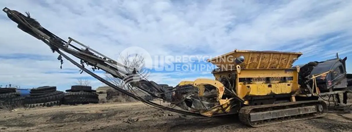 USED 2013 TANA SHARK 440DT SINGLE SHAFT MOBILE SHREDDER