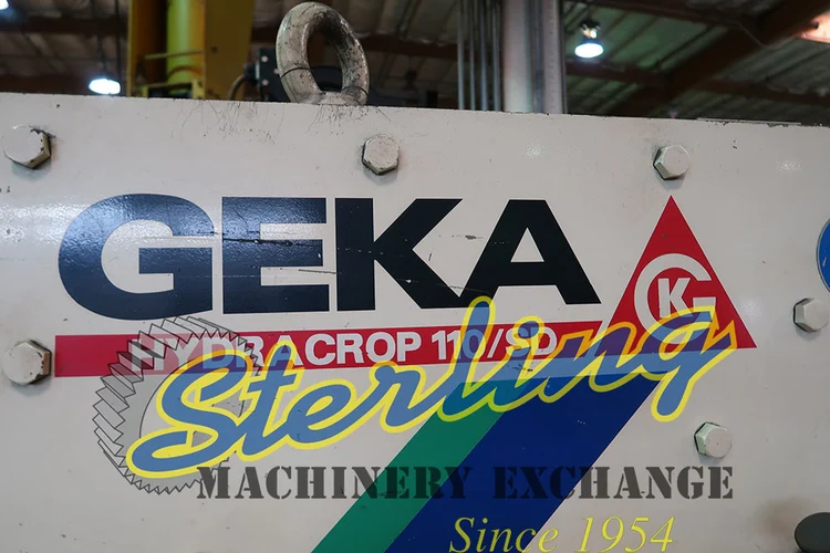 Used GEKA HYDRACROP 110/SD Ironworkers California US | Sterling Machinery Exchange #1465411