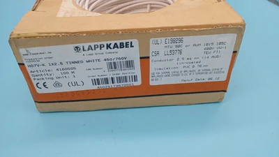 NEW LappKabel ["HO7V-K 1X2.5", "4160505"]