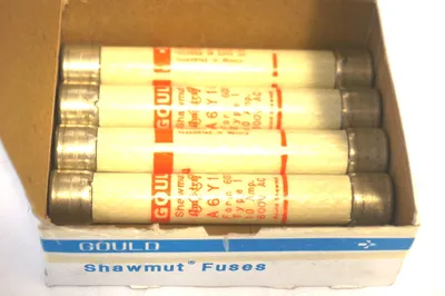 4 NEW GOULD SHAWMUT A6Y10-1 FUSES A6Y101