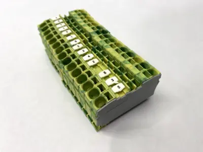 Used WAGO GROUND TERMINAL BLOCK LOT OF 15 Terminal Blocks | Maverick Industrial Sales #1103514