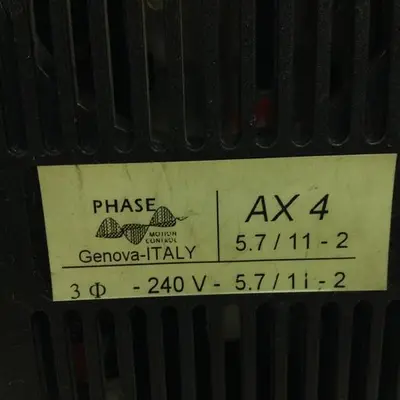 USED PHASE MOTION CONTROL AX4 AX-4